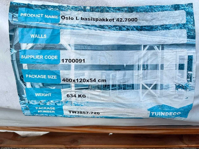 Overkapping oslo l type 1 478x380x272cm tuindeco - afbeelding 6 van  6