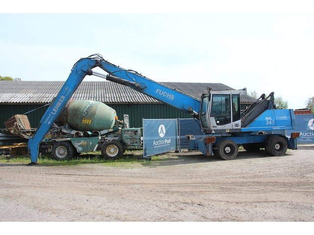 Overslagkraan terex fuchs mhl340 diesel 114kw 13.7m 2006 - afbeelding 1 van  1