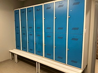 Overtoom diverse kleedkamerkasten (4x) - afbeelding 1 van  5
