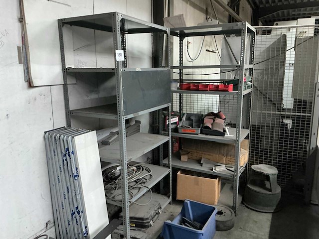 Overtoom magazijnrek (2x) - afbeelding 1 van  14