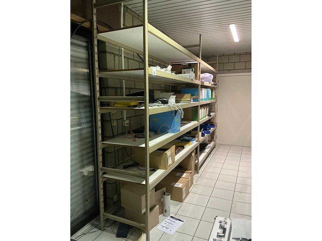 Overtoom metalen wandrek (2x) - afbeelding 2 van  5