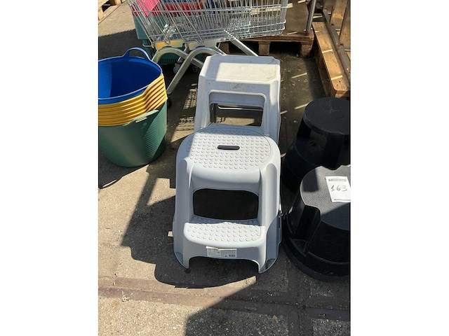 Overtoom steekwagen + 3 pvc trapjes - afbeelding 3 van  3