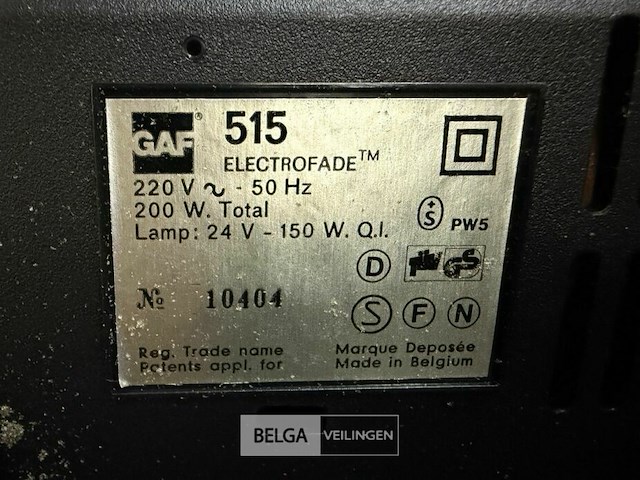 Overvloeisysteem dia projectors in case - afbeelding 5 van  6