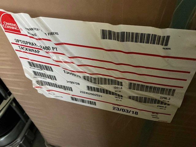 Owens corning optispray 2400 pt polyester laminaat hars - afbeelding 3 van  4