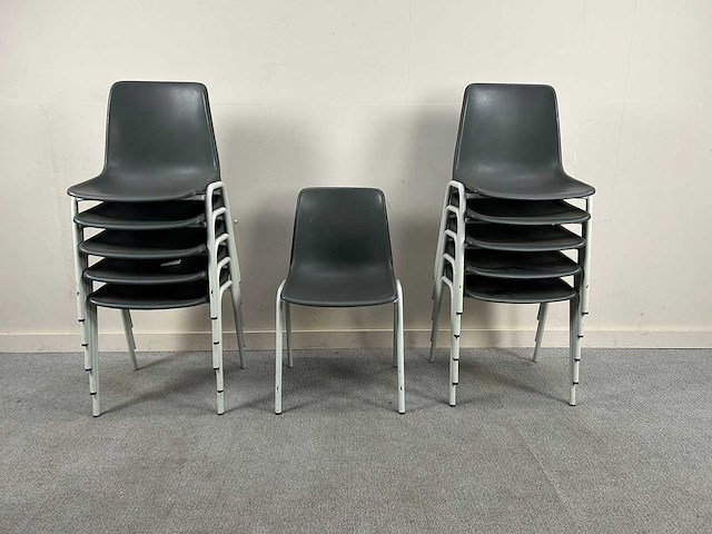 O.winkler - olympia - kantinestoel - canteen chair (11x) - afbeelding 1 van  4