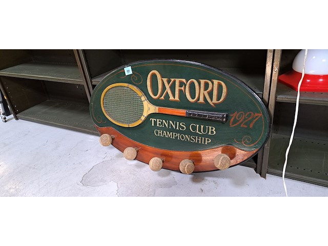 Oxford tennisclub kapstok - afbeelding 1 van  1