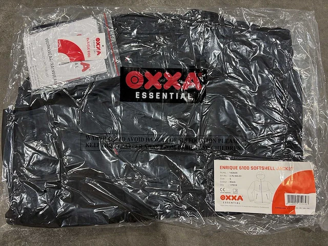 Oxxa - enrique 6100 - softshell gevoerd maat l (5x) - afbeelding 2 van  3