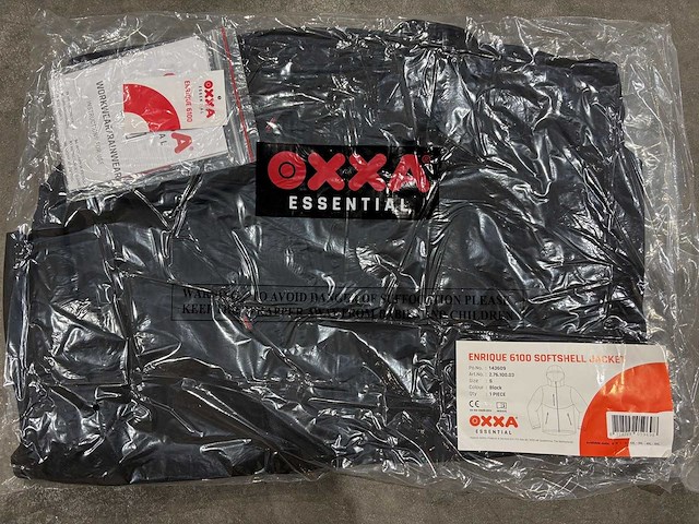 Oxxa - enrique 6100 - softshell gevoerd maat xl (5x) - afbeelding 2 van  3