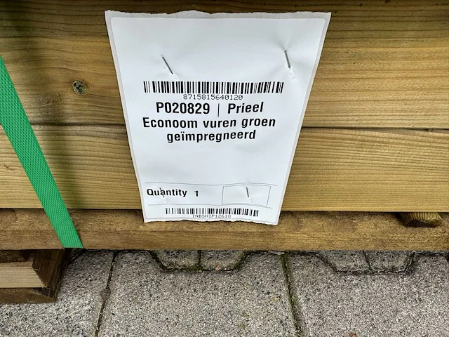 P020829 - prieel econoom vuren groen geïmpregneerd - afbeelding 6 van  14