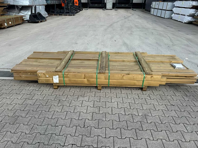 P068900 - prieel modern middel vuren groen geïmpregneerd - afbeelding 6 van  15