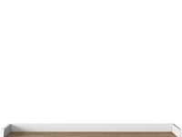 P2 kapstok | 100% melamine | wit, walnoot - afbeelding 8 van  8