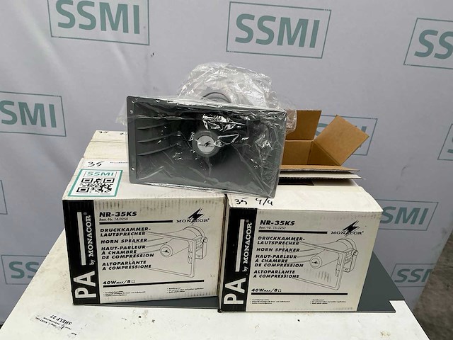 Pa-by monacor - nr-35ks - hoornluidspreker (4x) - afbeelding 1 van  5