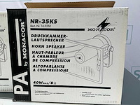 Pa-by monacor - nr-35ks - hoornluidspreker (4x) - afbeelding 3 van  5
