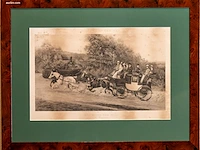 Paar 19e-eeuwse engelse gravures h. whittaker...
