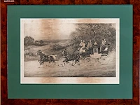 Paar 19e-eeuwse engelse gravures h. whittaker... - afbeelding 2 van  2
