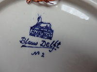 Paar borden delft - afbeelding 2 van  2