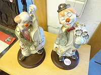 Paar clowns h22 - afbeelding 1 van  2