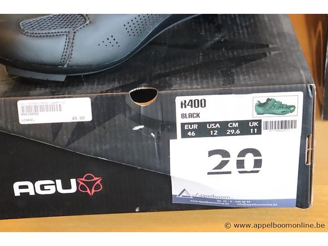 Paar wielrenschoenen agu r400, maat 46 - afbeelding 2 van  2