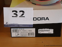 Paar wielrenschoenen diadora gym w, maat 36 - afbeelding 2 van  2