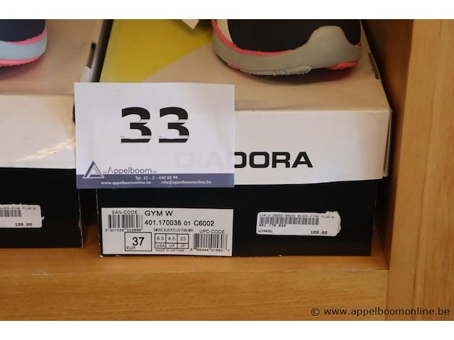 Paar wielrenschoenen diadora gym w, maat 37 - afbeelding 2 van  2