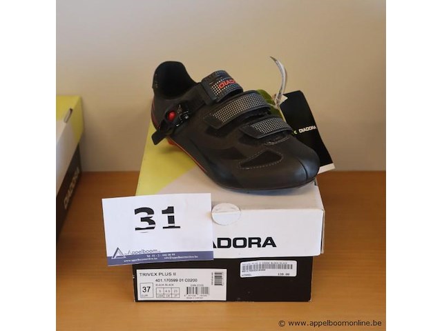 Paar wielrenschoenen diadora trivex plus ii, maat 37 - afbeelding 1 van  2