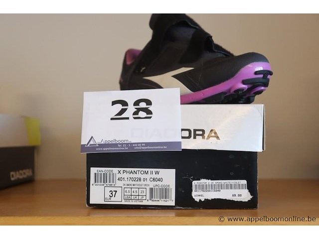 Paar wielrenschoenen diadora x phantom iiw, maat 37 - afbeelding 1 van  2
