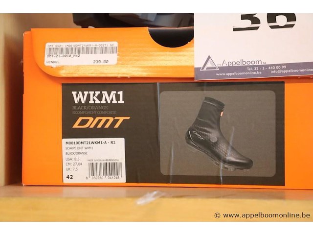 Paar wielrenschoenen dmt wkm1, maat 42 - afbeelding 2 van  2