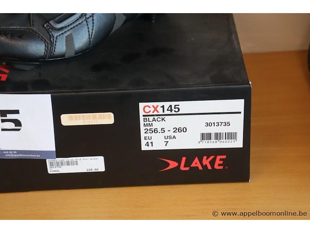 Paar wielrenschoenen lake cx145, maat 41 - afbeelding 2 van  2
