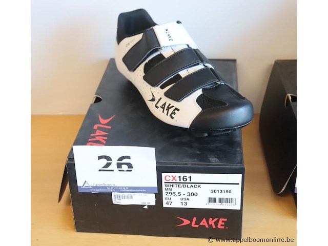 Paar wielrenschoenen lake cx161, maat 47 - afbeelding 1 van  2