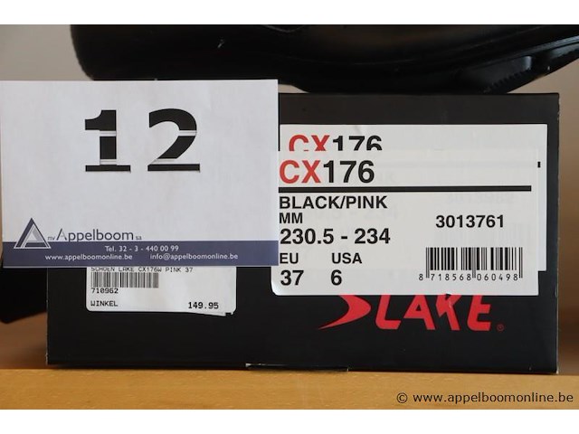 Paar wielrenschoenen lake cx179, maat 37 - afbeelding 2 van  2