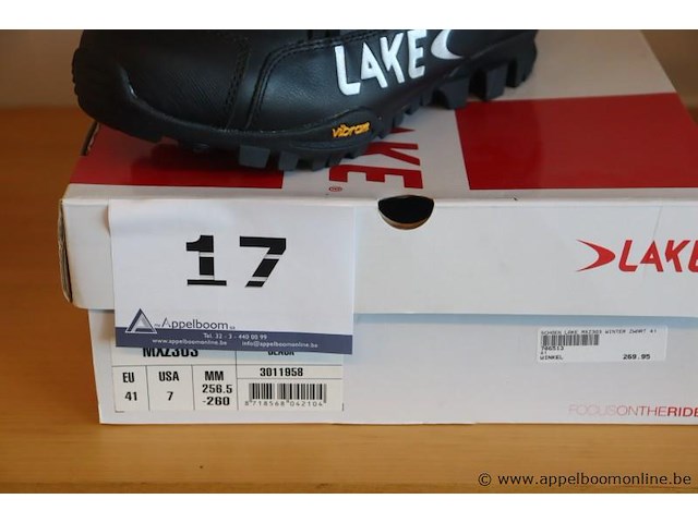 Paar wielrenschoenen lake mxz303, maat 41 - afbeelding 2 van  2