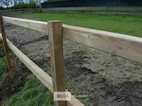 Paardenhekwerk grenen geimperneerd - 120 lopende meter - afbeelding 3 van  3
