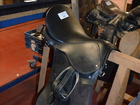 Paardenzadel zwart leder - afbeelding 1 van  6