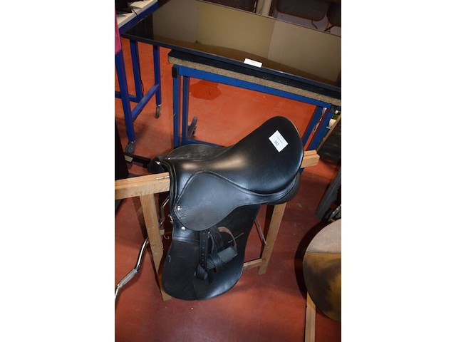 Paardenzadel zwart leder - afbeelding 6 van  6