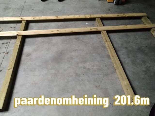 Paardeweide omheining 201,6 meter - afbeelding 1 van  1