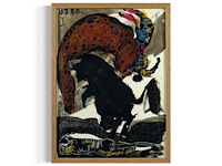 Pablo picasso - toro y toreros - afbeelding 1 van  1