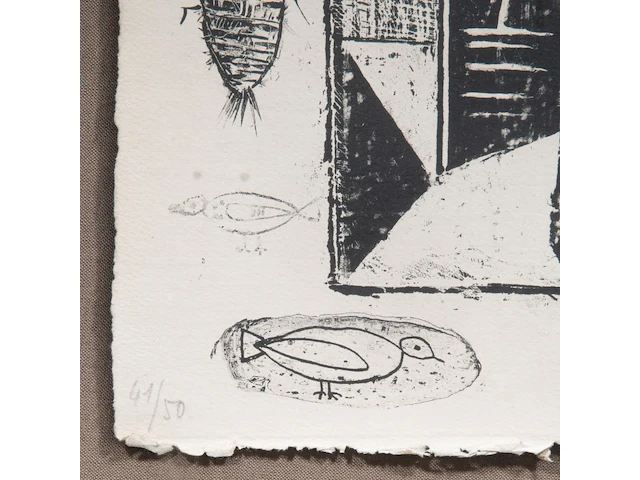 Pablo picasso (1881-1973), 'les deux femmes nues' (1946), lithograph on arches, n° 41/50 (bloch 390) 33 x 44 cm. (12.99 x 17.32 in.), frame: 76 x 87.5 cm. (29.92 x 34.45 in.) - afbeelding 5 van  5