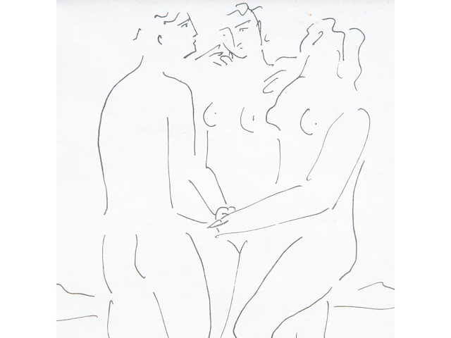 Pablo picasso (1881-1973), 'trois nus', 1923, ink on paper 25 x 19 cm. (9.83 x 7.48 in.), frame: 42 x 35.5 cm. (16.53 x 13.98 in.) - afbeelding 5 van  9