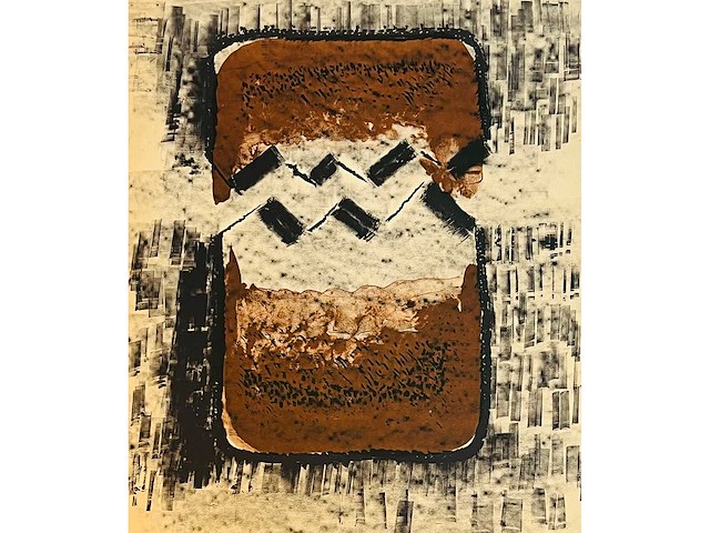 Pablo serrano - kleurenzeefdruk - afbeelding 3 van  10