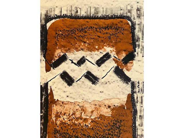 Pablo serrano - kleurenzeefdruk - afbeelding 6 van  10