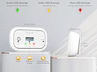 Pack v 3 koolmonoxidemelders - afbeelding 2 van  4
