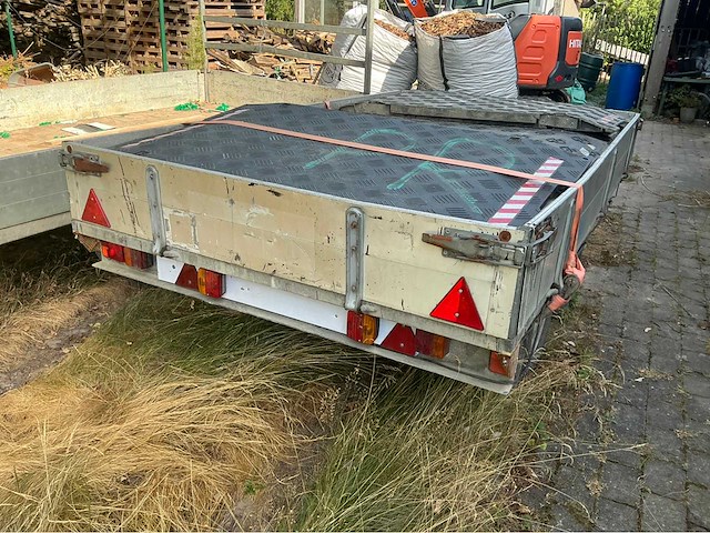Packo dubbelassige aanhangwagen - afbeelding 1 van  3