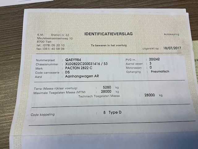 Pacton - 2822-c - aanhangwagen met bdf-systeem/wissellaadbak - 1992 - afbeelding 12 van  30