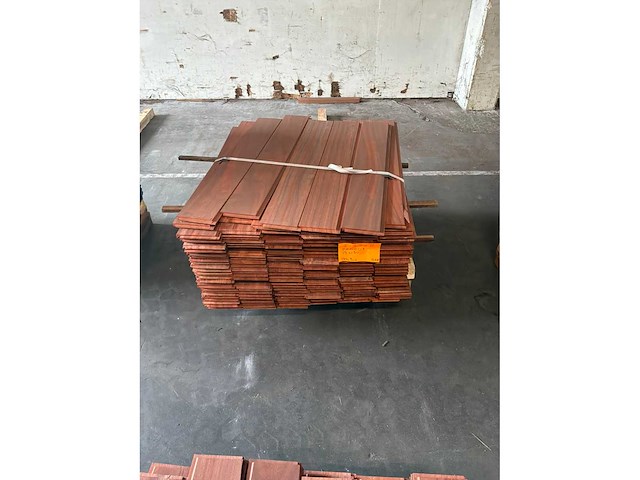 Padouck 15x130 hardhout - afbeelding 2 van  3