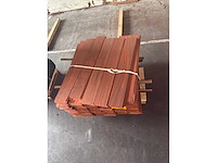 Padouck 15x130 hardhout - afbeelding 3 van  3
