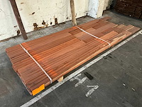 Padouk 21x128 hardhout - afbeelding 1 van  7