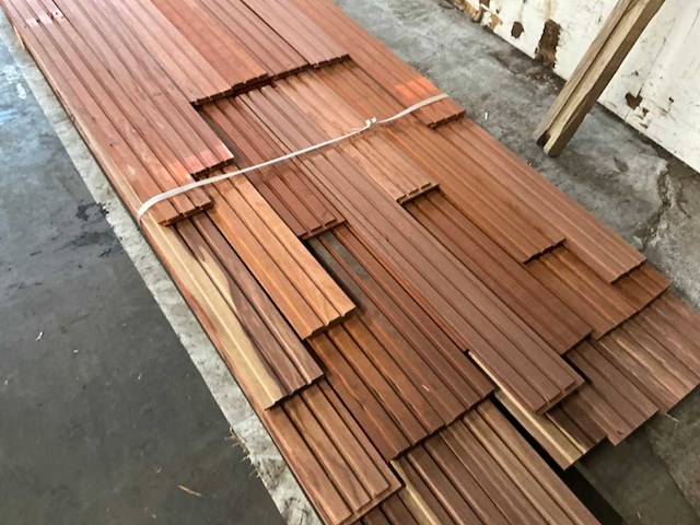 Padouk 21x128 hardhout - afbeelding 4 van  7