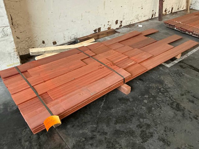 Padouk 21x165 hardhout - afbeelding 1 van  8
