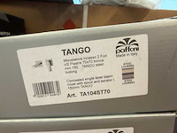 Paffoni - geborstelde roestvrijstalen tango - mengkraan - waswasmixer - afbeelding 6 van  8