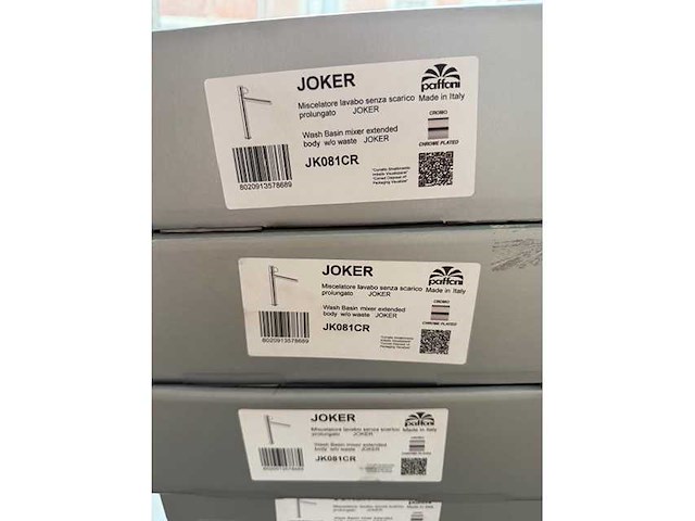 Paffoni - joker - hoge mixer tap - bassin mixer - afbeelding 1 van  3